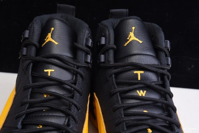 1st Kicks 130690-070 Jordan Gold Air Black Retro 12 University 0714